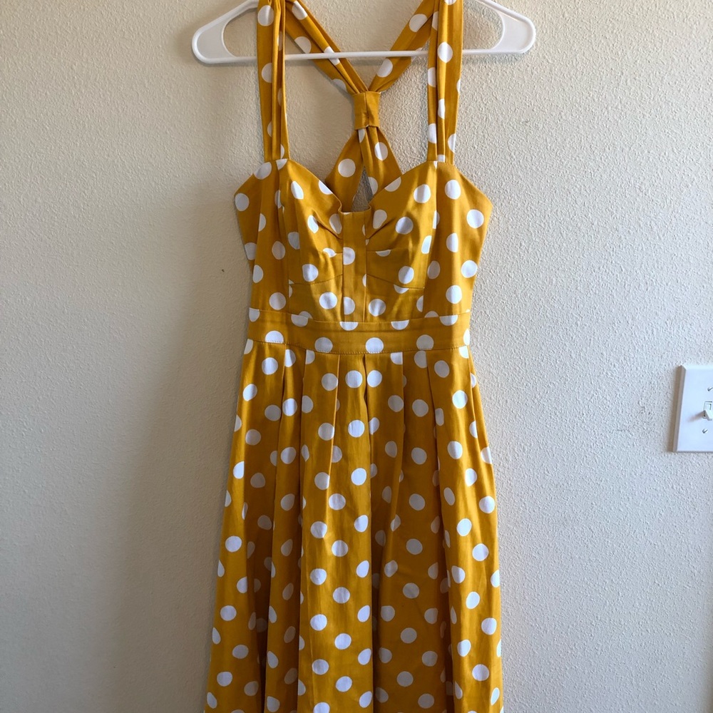 Myrtlewood polka dot dress